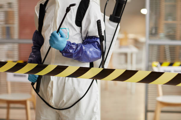Professional Biohazard Cleanup technician working in Pine Village, IN